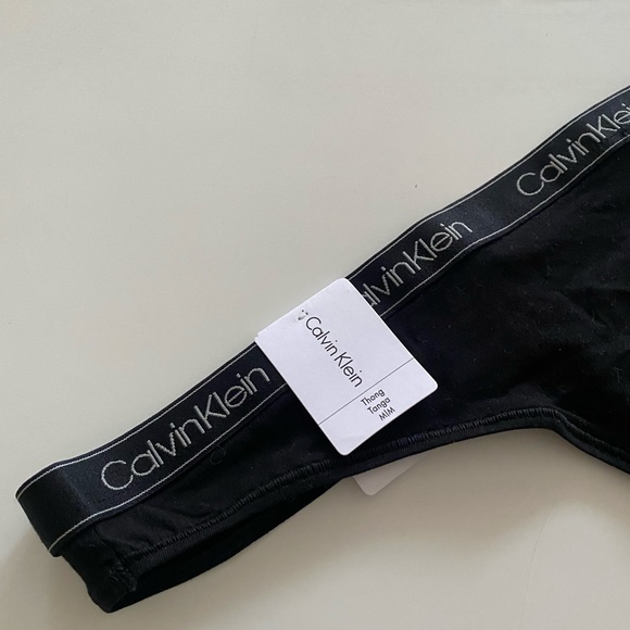 Calvin Klein Black Thong - Picture 2 of 4